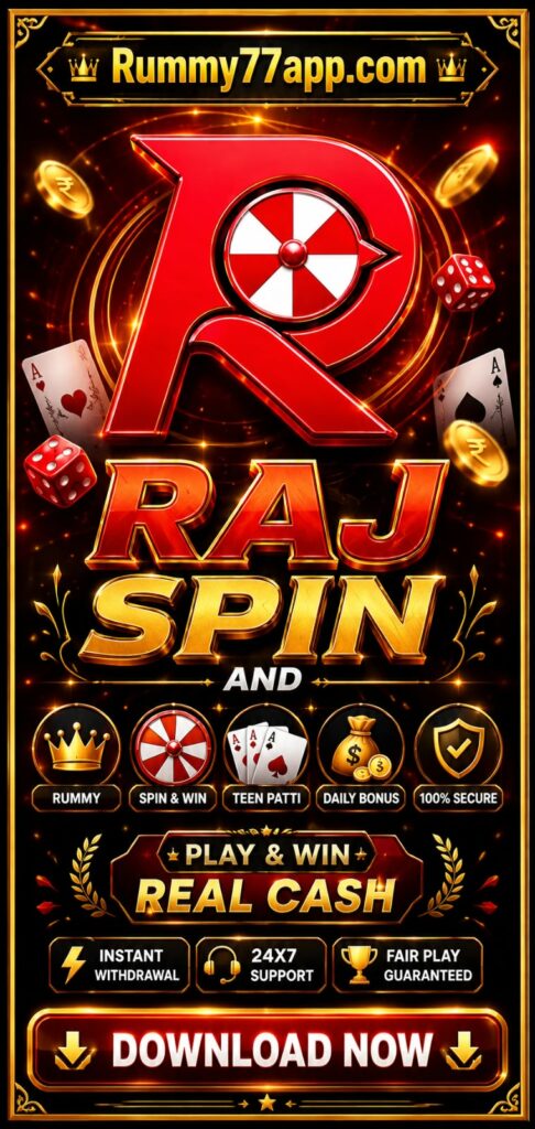 RAJ SPIN OFFICIAL APK DOWNLOAD GET-500 | RAJSPIN APP | RAJSPIN GAME APP | RAJSPIN.COM |